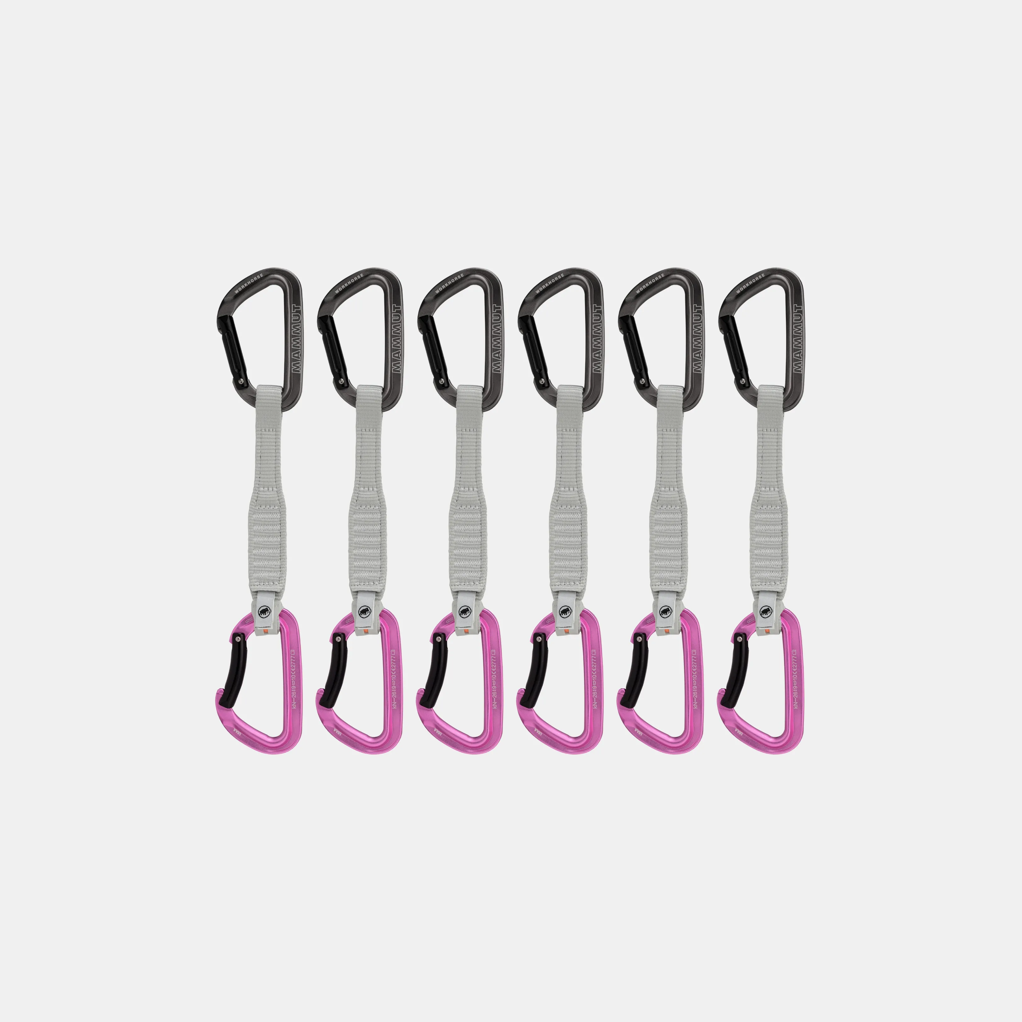 New Workhorse Keylock 17 cm 6-Pack Quickdraws Damen Kletterausrüstung | Kletterausrüstung