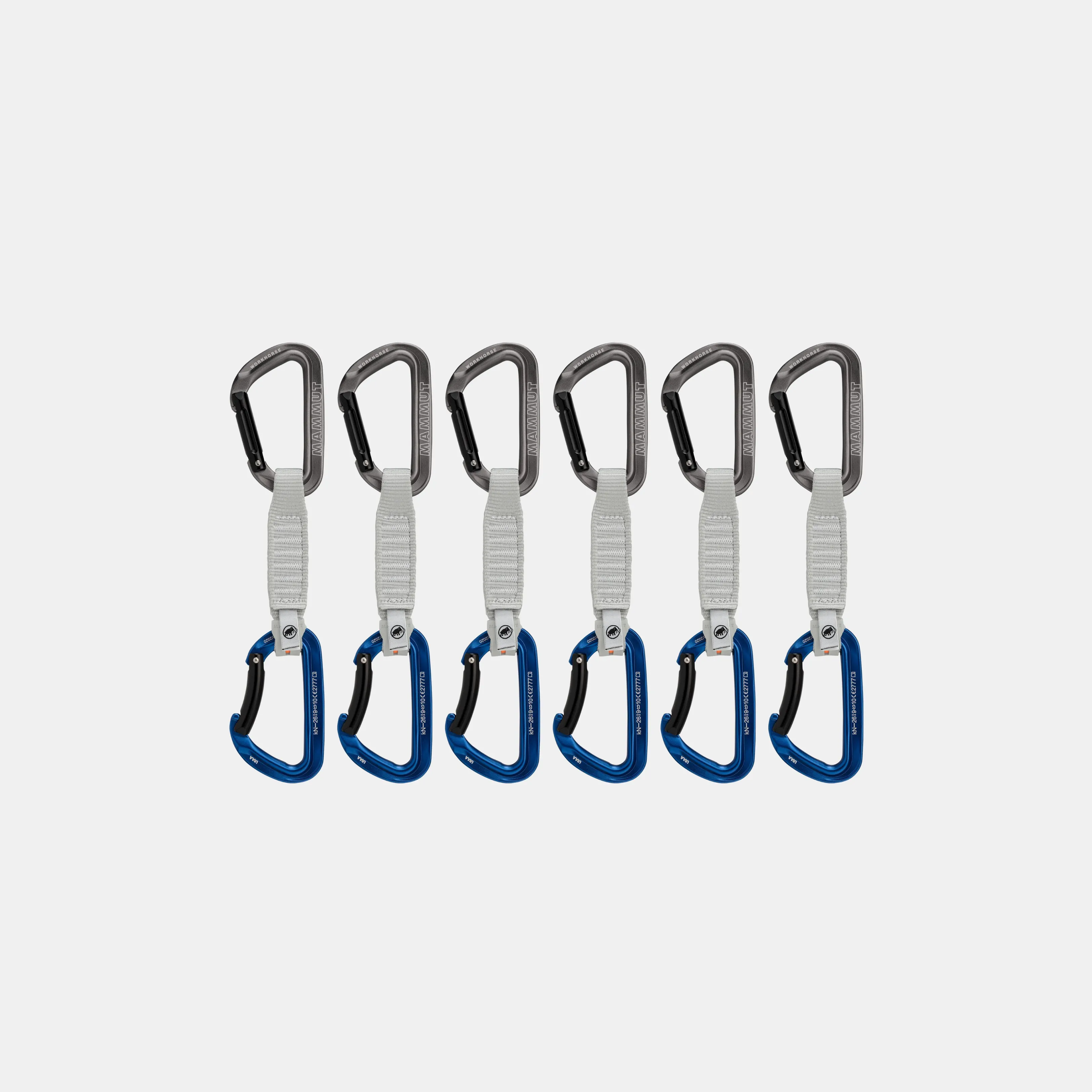 Sale Workhorse Keylock 12 cm 6-Pack Quickdraws Damen Kletterausrüstung | Kletterausrüstung