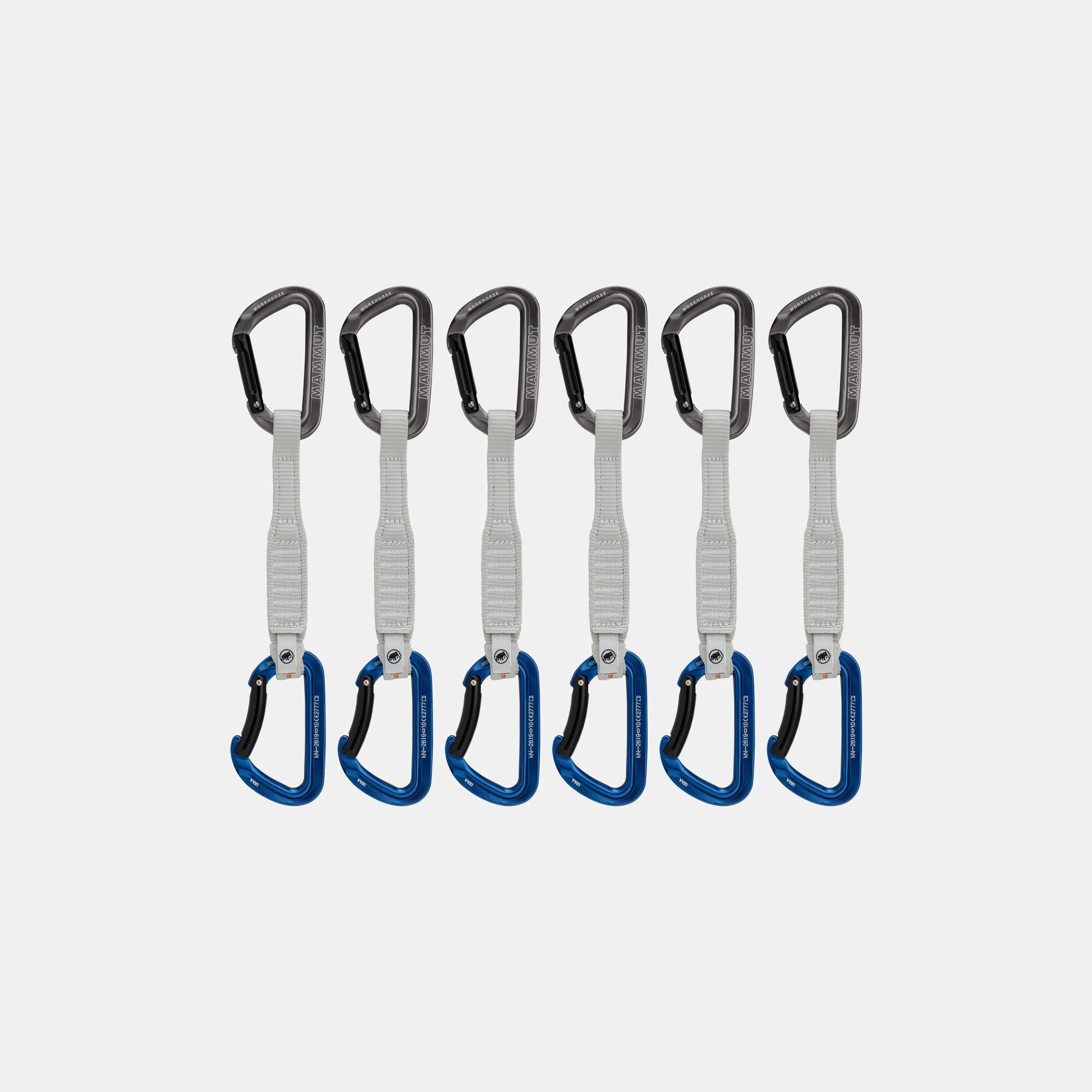 Store Workhorse Keylock 17 cm 6-Pack Quickdraws Damen Kletterausrüstung | Kletterausrüstung